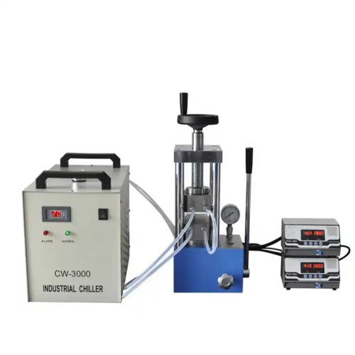 【小型熱プレス機 DHP24】24T 小型熱プレス機 デスクトップ型ホットプレス（標準型300℃／高温型500℃）