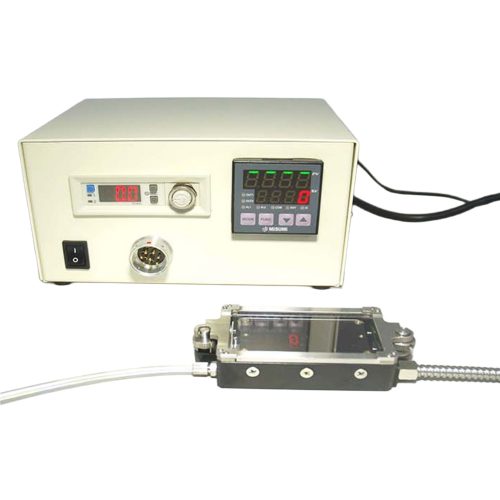 【HS400P】ホットステージ（ヒートステージ）／RT～400℃／プログラム温度コントローラー／窒素ガス流量計／高分子の結晶化挙動・球晶の偏光顕微鏡観察に